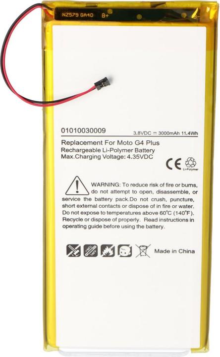 Actual product image XCell Battery Lenovo Moto G4 Plus, XT1642, GV40, SNN5966A, GA40