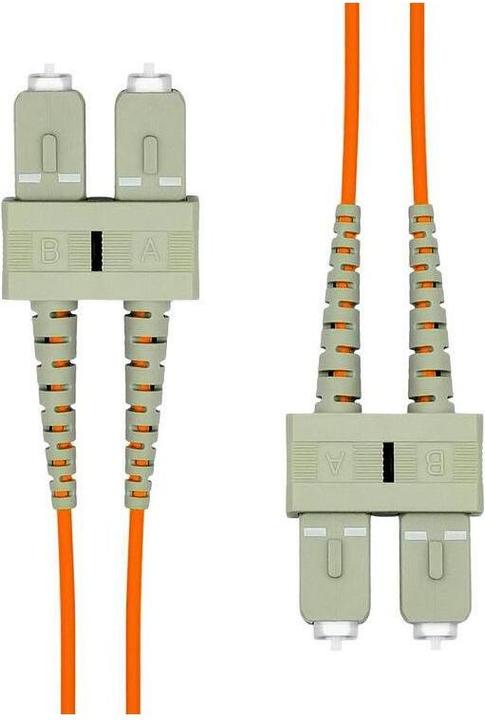 Actual product image ProXtend FO-SCSCOM1D-005 Fiber optic cable 5 m SC/UPC LSZH OM1 Orange (CAT6, 5 m)