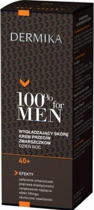 Dermika 100% for Men 40+ anti-wrinkle face cream 50ml (50 ml, 24h cream)