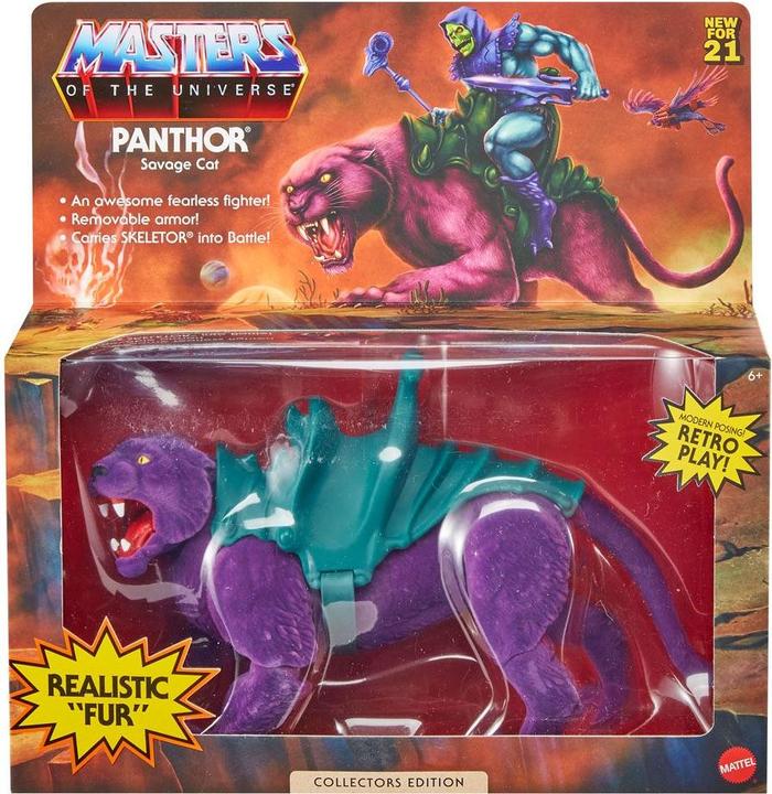Produktbild Mattel Masters of the Universe Origins Panthor Flocked Collectors Edition Exclusive