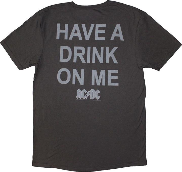 Image du produit AC/DC - T-shirt HAVE A DRINK ON ME - Adulte (L)