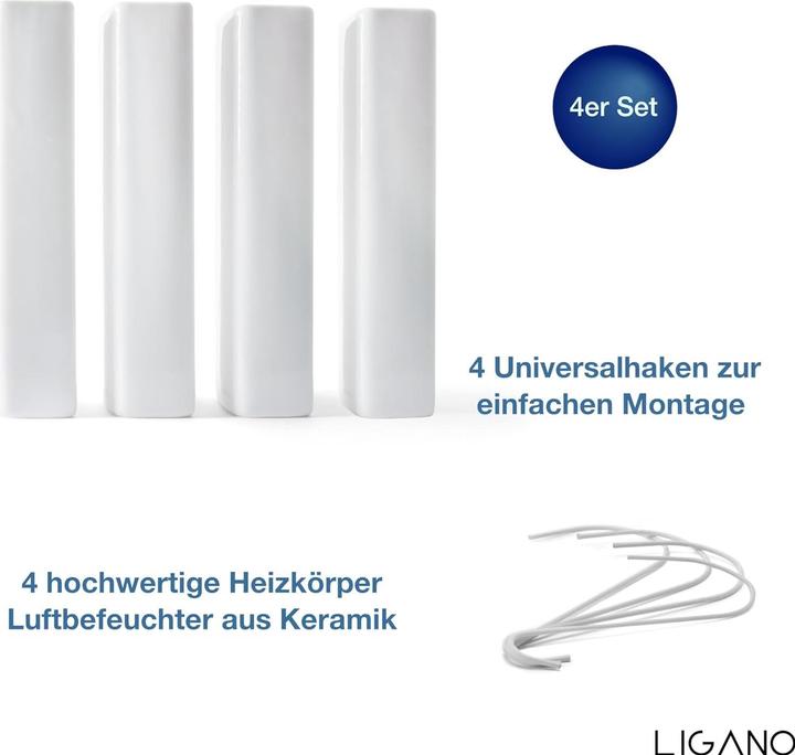 Actual product image Ligano Heizkörper Luftbefeuchter (4 Stück)