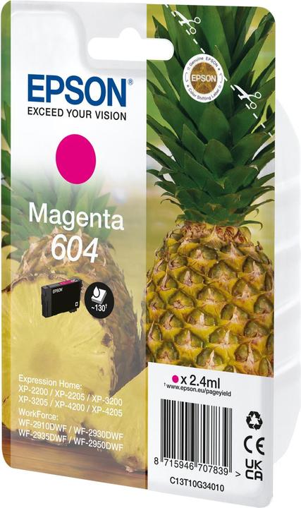 Image du produit Epson Encre/604 603 Starfish MG SEC (M)