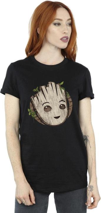 Produktbild I Am Groot Wooden Head TShirt (XL)