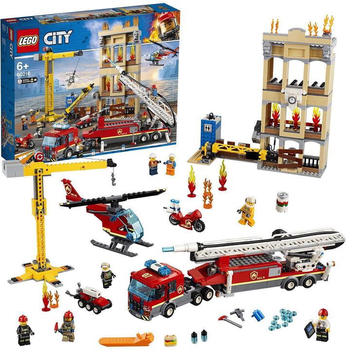 Image du produit LEGO Les pompiers du centre-ville (60216, LEGO City)