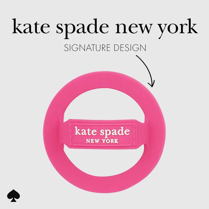 Produktbild Kate Spade Magnetischer Schlaufengriff – MagSafe Fingergriff (Pom Pom Pink)