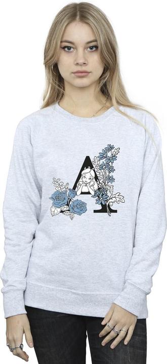 Actual product image Disney Womens/Ladies Alice In Wonderland Letter A Sweatshirt (S)