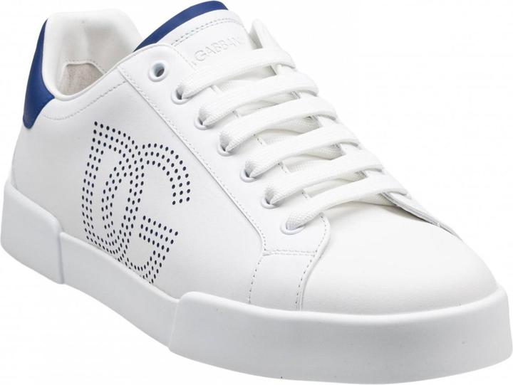 Produktbild Dolce & Gabbana portofino light sneakers in white and blue leather (41)