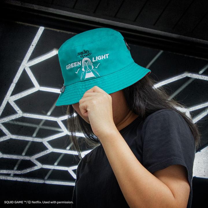 Actual product image Cinereplicas Squid Game fishing hat Red light, green light