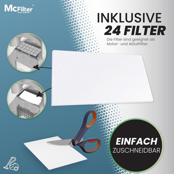 Immagine prodotto Mc Filter Staubsaugerbeutel-Set für Miele GN Serie (48 x)