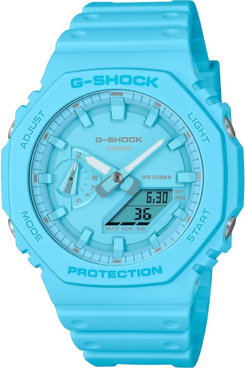 Actual product image G-Shock GA-2100-2A2 (Digital watch, Analogue wristwatch, 45 mm)