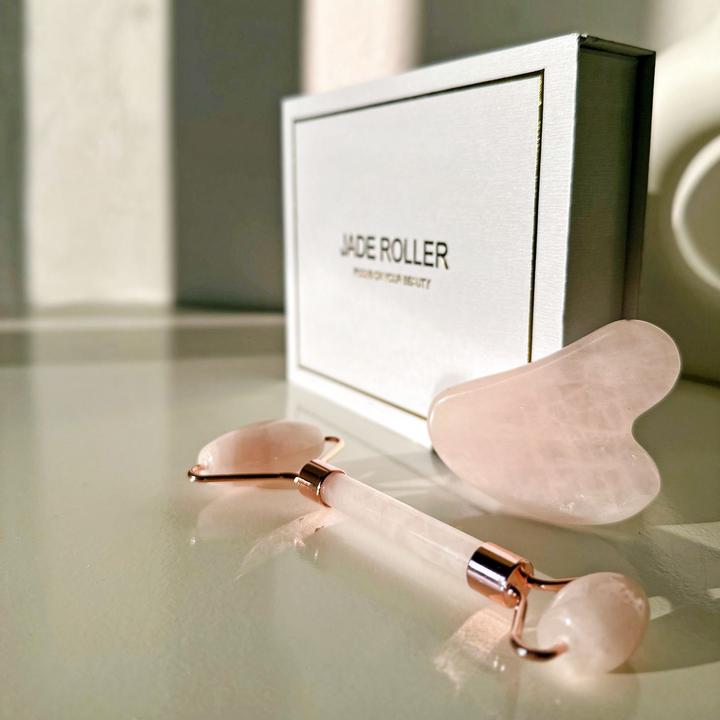 Produktbild Intirilife Gua Sha Gesichtsmassage Gesichtsroller (3tlg-Set)