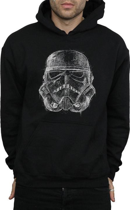 Immagine prodotto Star Wars Stormtrooper Scribble Helmet Felpa con Cappuccio Uomo (XL)