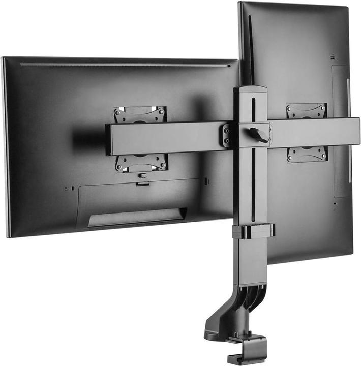 Productafbeelding Maclean MC-854 - VESA schermbevestiging voor 2 schermen, 17-27", zwart, 14 kg (Tabel, 27")
