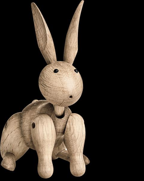 Actual product image Kay Bojesen WoodRabbit (16 x 6 cm)