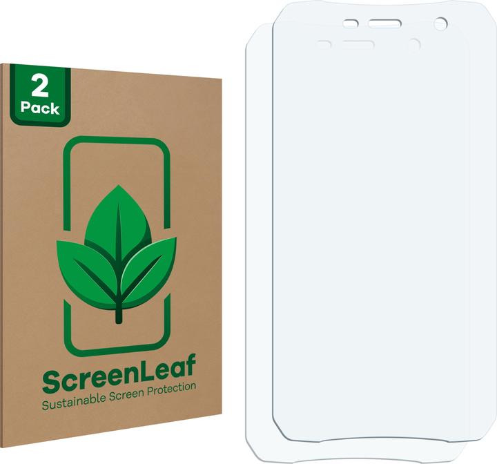 Productafbeelding ScreenLeaf Beschermfolie duurzame screenprotector screenprotector folie helder transparant (2 Stuk, Doogee S35)