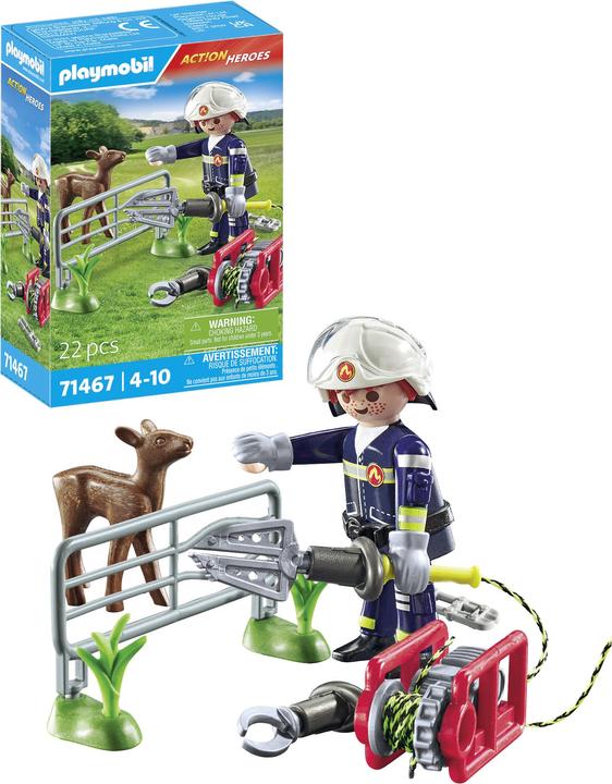 Produktbild Playmobil Feuerwehr-Tierrettung (71467, Playmobil Action Heroes)