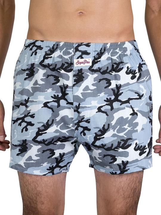 Actual product image Sugar Pine Vintage boxer shorts snow camouflage (S, Single pack)