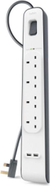 Actual product image Belkin BSV401VF2M (4 x, CEE 7/3, USB-A, 2 m)