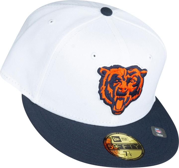 Produktbild New Era 59Fifty Fitted Cap - Chicago Bears Head weiss - 7 1/8 (7 1/8)