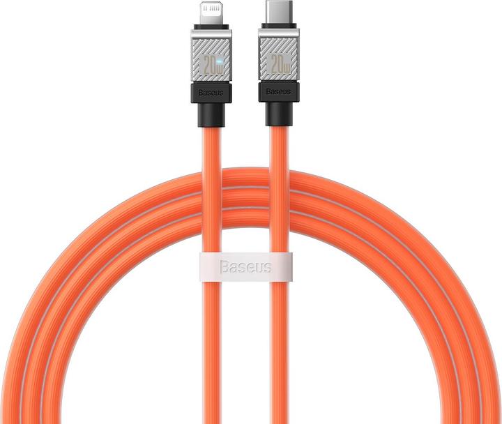 Actual product image Baseus Fast Charging cable USB-C to Coolplay Series 1m, 20W (orange) (1 m, USB 3.2 Gen 1)
