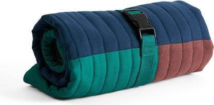 Actual product image HAY - Quilted Dogs Travel Blanket 80 x 80 (Burgundy, Green & Blue ) (Dog)