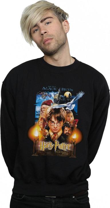 Actual product image Mens The Sorcerer's Stone Poster Sweatshirt (L)