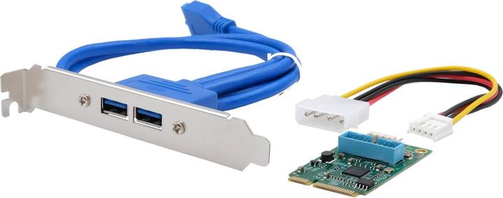 Produktbild Exsys Mini PCI-E Karte 2x USB 3.2 Gen 1