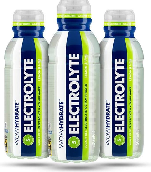 Immagine prodotto Wow Hydrate Acqua elettrolitica (12 x 500ml) (Limone, 12 x)