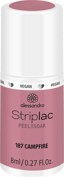 Produktbild Alessandro Striplac Peel or Soak off Campfire (187 Campfire, Gel-Effekt Nagellack)