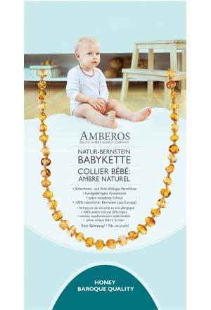 Image du produit Amberos Collier d'ambre naturel baroque