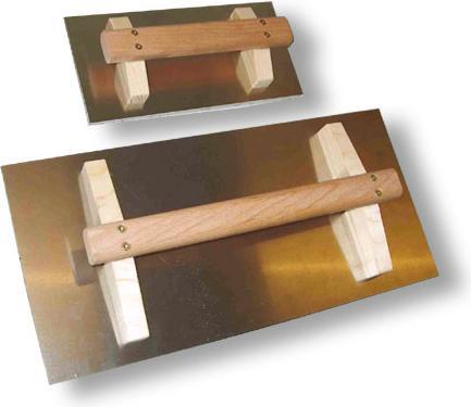 Immagine prodotto Peka Pinselfabrik Tavola di levigatura in alluminio con carta vetrata (12 cm)