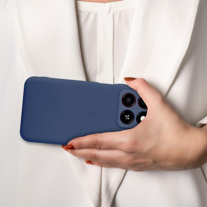 Actual product image Cadorabo Case for ZTE Blade A35 / A55 TPU Liquid Silicone Cover (HTC A55)