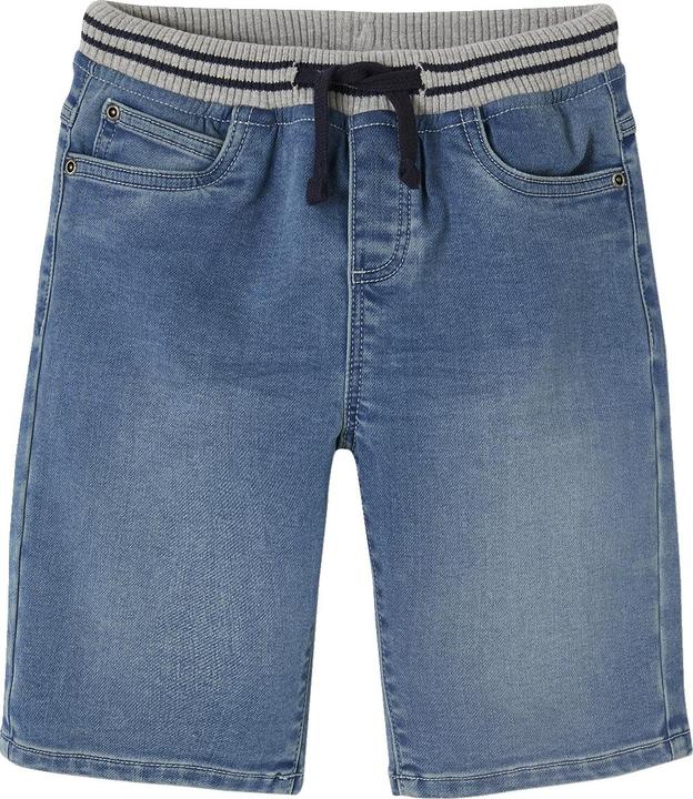 Image du produit Vertbaudet Short garçon à enfiler, look denim (104)