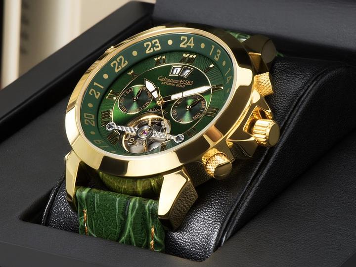 Actual product image Calvaneo 1583 Astonia Luxury Britannic Gold Automatic (44 mm)