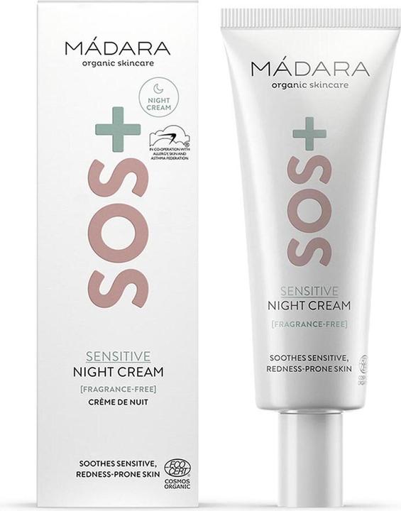 Madara MÃDARA - Night cream SOS+ ( Sensitiv e Night Cream) 70 ml (Körpercreme, 70 ml)