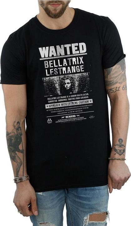 Immagine prodotto Maglietta in cotone da uomo Bellatrix Lestrange Wanted Poster (S)