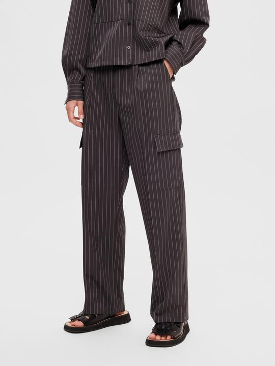 Actual product image Selected Femme Pinstripe Cargo Trousers (36)
