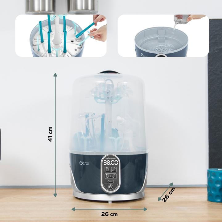 Produktbild Babymoov Sterilisatoren & Vaporisatoren Dampf-Sterilisator Turbo Pure - mit Trocknungsfunktion