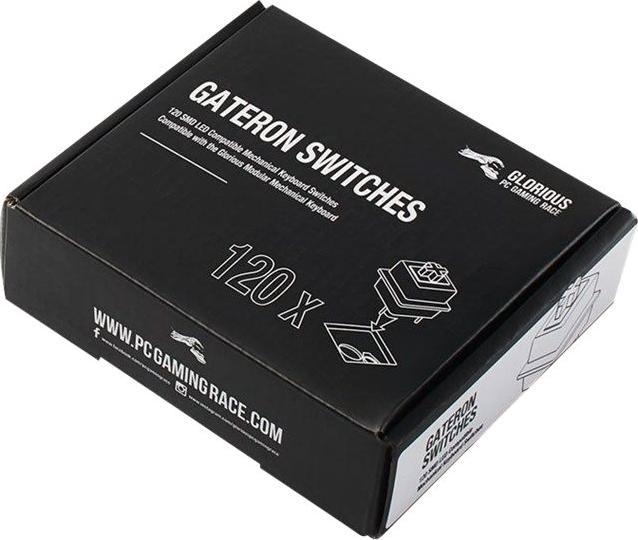 Actual product image Glorious PC Gaming Race Gateron Brown Switches
