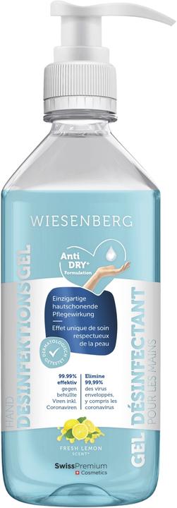 Produktbild Wiesenberg Hand Desinfektionsgel Fresh Lemon Gel (500 ml)