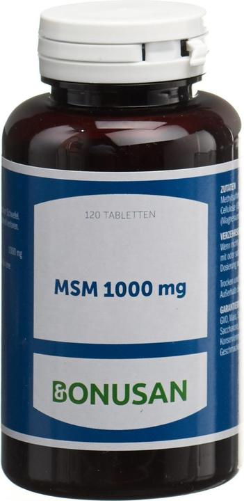 Image du produit Bonusan MSM comprimé 1000 mg (120 pièce(s), Cachets, 120 g)