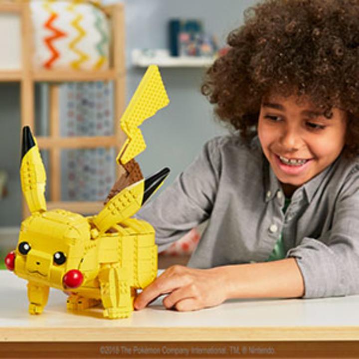 Actual product image Mega Construx Pokemon Jumbo Pikachu