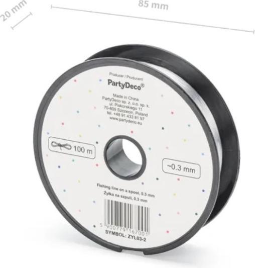 Image du produit Partydeco Fil de pêche - 100m