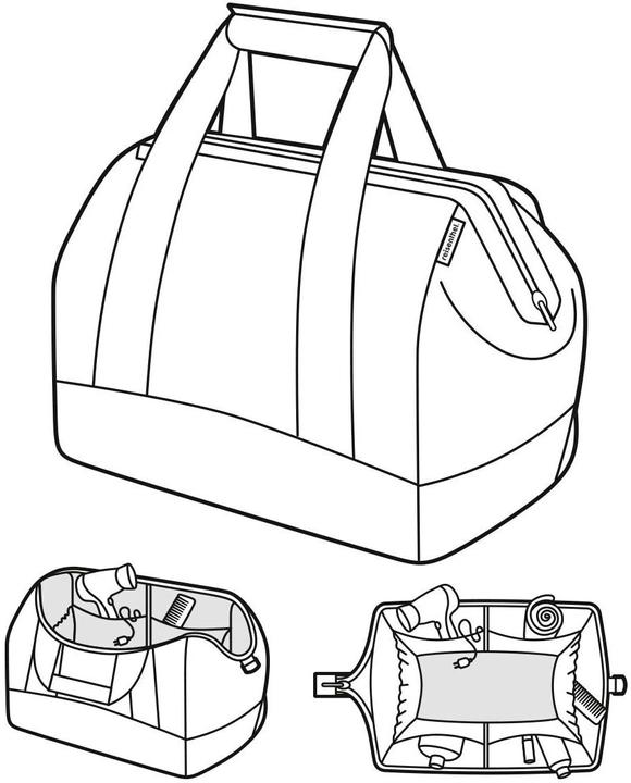 Produktbild reisenthel Schultertasche Allrounder M Garden Blue