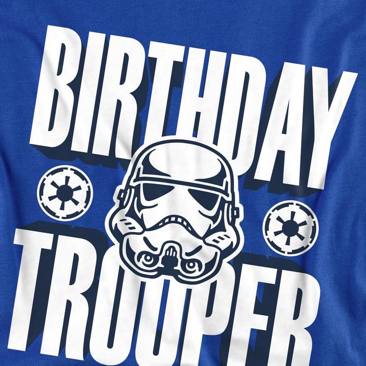 Actual product image Star Wars Unisex Adult Birthday Troopers T-Shirt (S)