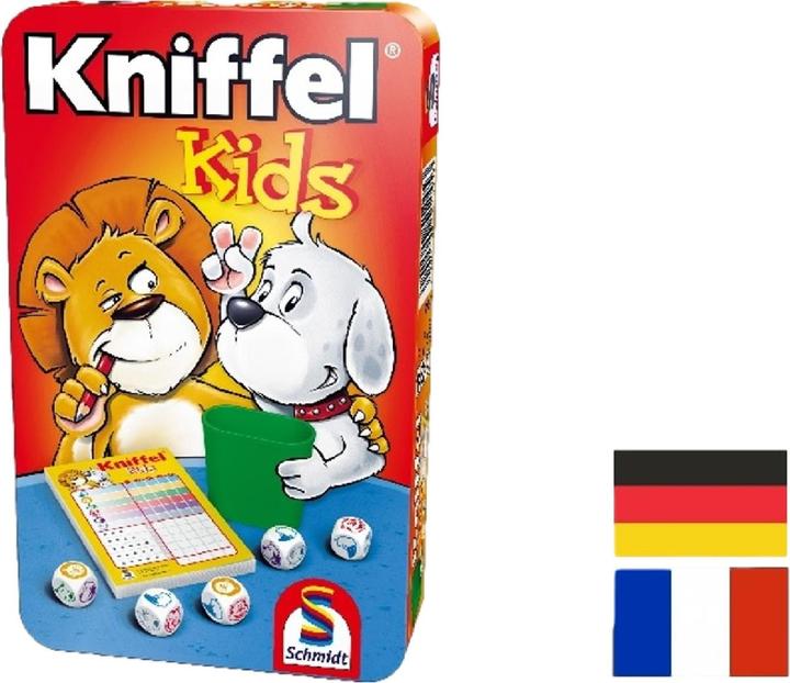 Produktbild Schmidt Spiele Kniffel Kids Metalldose (Deutsch, Französisch, Italienisch)