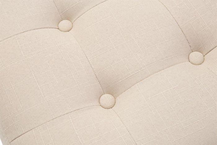 Image du produit Swisshandel24 Lot de 2 poufs Pharaon, antique-clair, crème