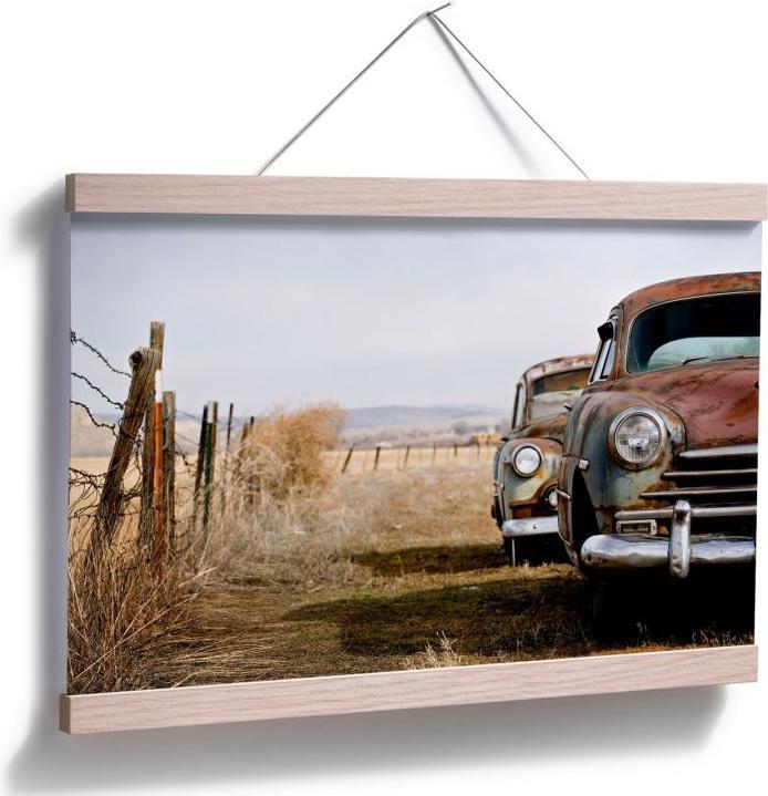 Immagine prodotto Trenddeko Vecchie auto arrugginite (90 x 60 cm)