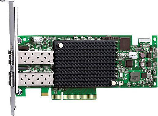 Broadcom Emulex LightPulse 16Gb FC HBA double port LPe16002B d'Avago (PCI Express 3.0 x8)